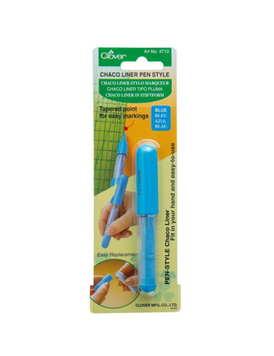 Clover – Stylo Marqueur "Chaco Liner" Coloris Bleu