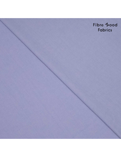 Fibre Mood - Tissu Popeline de Coton Lavé "Kristy" Uni Couleur Violet