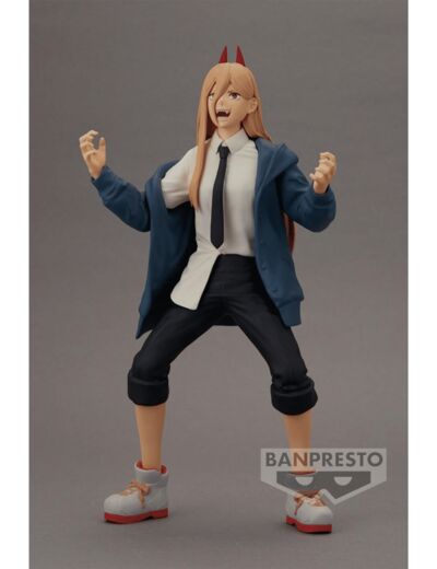 Banpresto - Chainsaw Man - Figurine Power, Bandai Spirits Glitter & Glamours Alimentation :