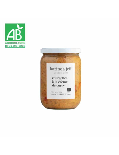 Courgette à la crème curry - 440 g