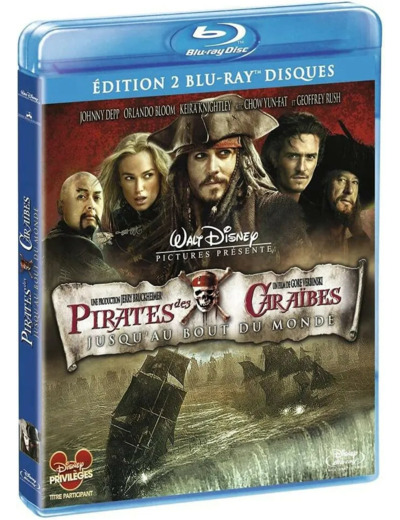Blu-Ray Pirates des Caraïbes : Jusqu'au bout du Monde