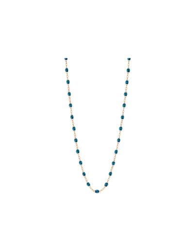 Collier Gigi Clozeau Classique en or rose et résine jungle, 42cm