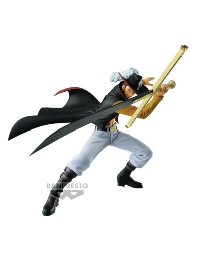 Banpresto - One Piece – Figurine Dracule Mihawk, Bandai Spirits Battle Record Collection