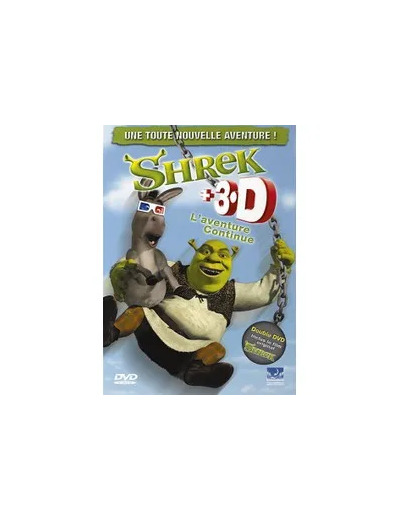 Dvd Shrek 3D, L'Aventure continue - Édition Collector 2 DVD
