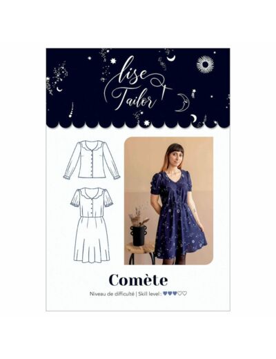 Lise Tailor – Patron Femme Robe "Comète" du 34 au 48