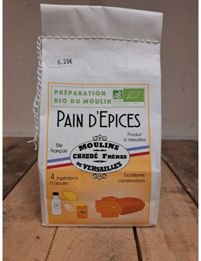 Pain d'Epices Bio Moulins de Versailles