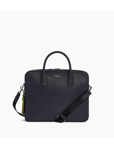 Porte document slim 14" Emile en cuir signature T