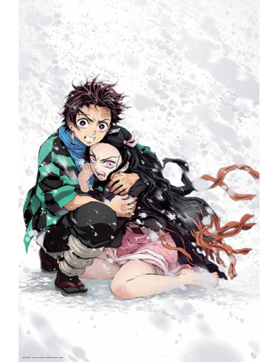 [POSTER] DEMON SLAYER - Poster Tanjiro & Nezuko Neige