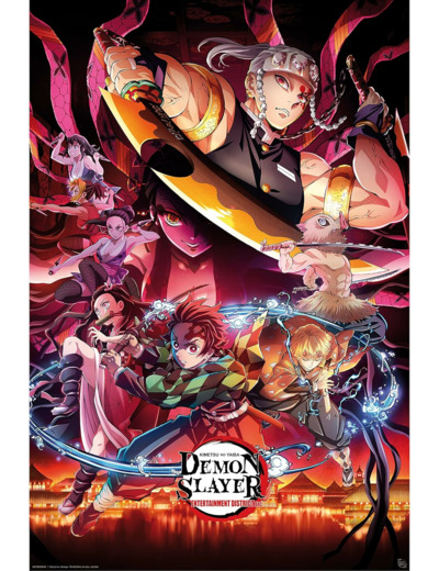 [POSTER] DEMON SLAYER Poster Quartier des plaisirs (91,5 x 61 cm)