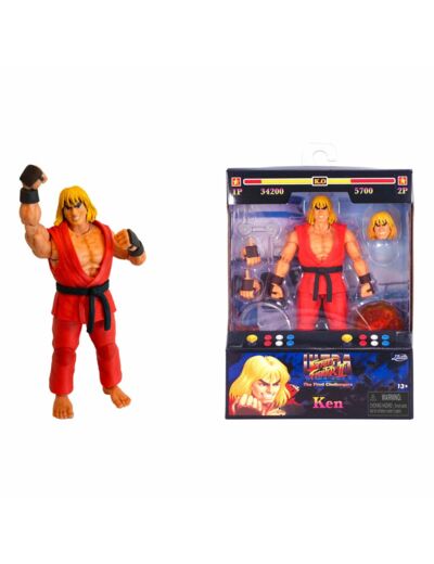 Street Fighters - Ken - Figurine Articulée 15cm