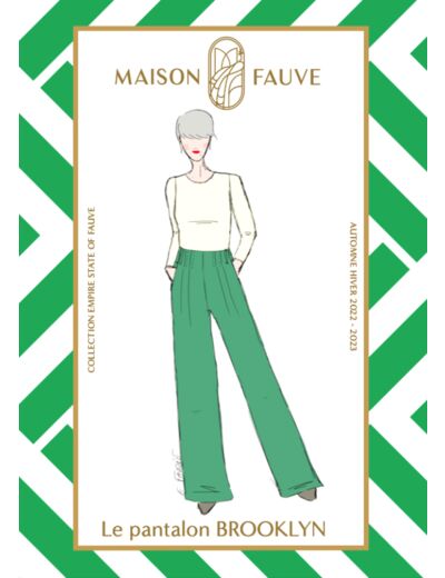 Maison Fauve - Patron Couture Pantalon "Brooklyn" du 34 au 52