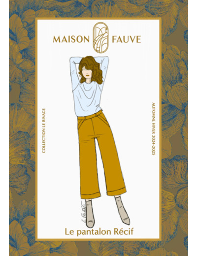 Maison Fauve - Patron Couture Femme Pantalon "Recif" du 34 au 52