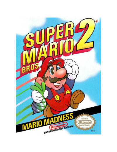 Jeu Nintendo Nes Super Mario Bros 2