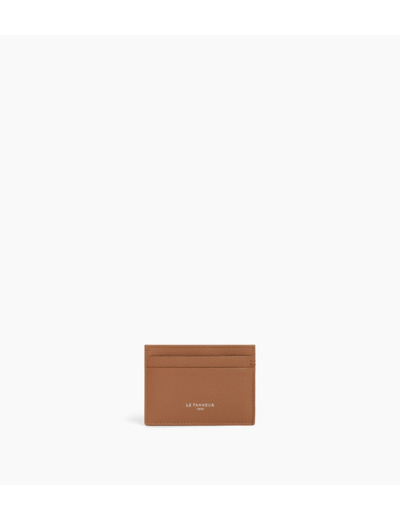 Porte cartes Lucien en cuir grainé