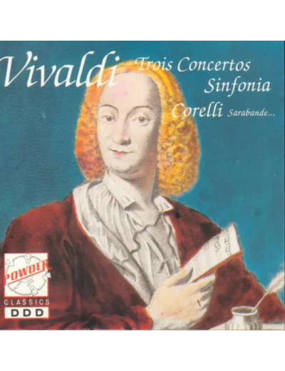 Cd Antonio Vivaldi, Arcangelo Corelli - Trois Concerto Grosso Sinfonia Sarabande - Gigue - Badinerie (1990)