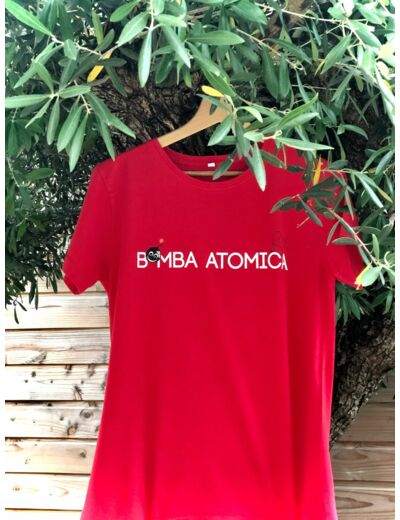 T-shirt (rossa) - BOMBA ATOMICA - by Casa Zanoni