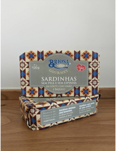 Sardines citron basilic