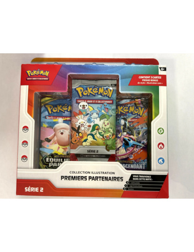 Coffret Premiers partenaires Série 2 Pokémon Collection illustration