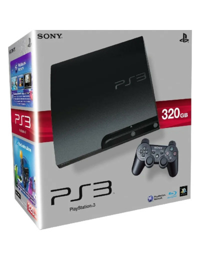 Console Sony Playstation 3 Ps3 Slim 320go avec une manette