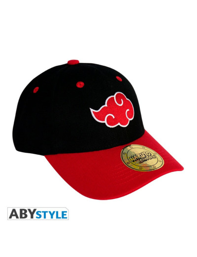 NARUTO SHIPPUDEN Casquette noire & rouge Akatsuki