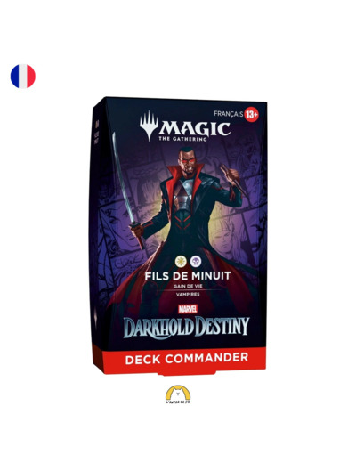 Précommande - Magic - Marvel: Darkhold Destiny - Deck Commander Fils de Minuit (FR)