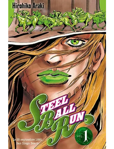 Livre Jojo's Bizarre Adventure Steel Ball Run Broché vol 1