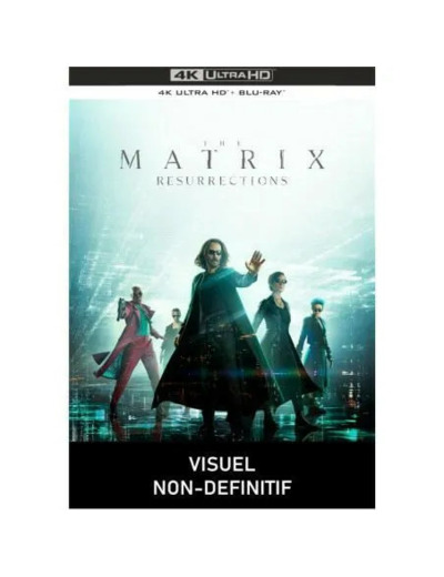 Livre Matrix Resurrections - 4K Ultra HD + Blu - ray - Édition boîtier SteelBook
