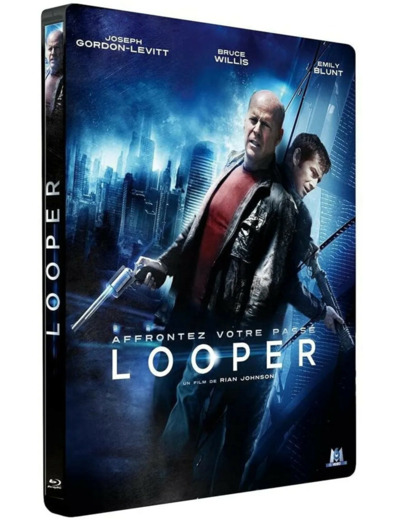 Blu-Ray Looper - Edition limitée Combo Blu - Ray + DVD - Boitier métal avec lenticulaire aimanté [Combo Blu - ray + DVD - Édition boîtier SteelBook]