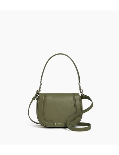 Sac bandoulière moyen modèle Ella en cuir grainé