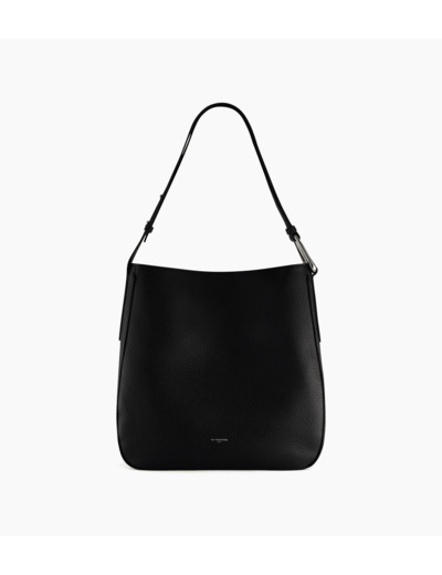 Grand sac hobo Madeleine en cuir grainé