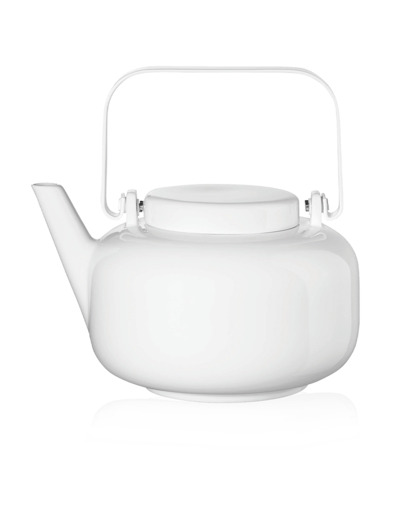 ASA Théière Sonoko 1L en porcelaine blanche avec filtre
