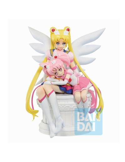 Sailor Moon Eternal - Figurine Eternal Sailor Moon & Eternal Sailor Chibi Moon Ichibansho Eternal Sailor Guardians