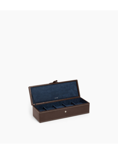 Coffret 5 montres en cuir