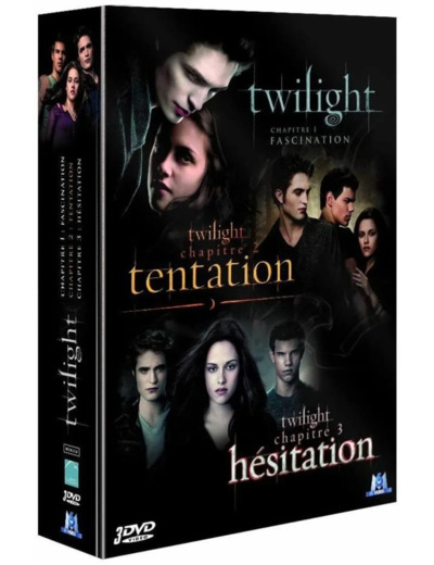 Dvd Coffret twilight : fascination : tentation ; hésitation