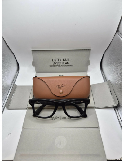 Ray - Ban Ray - Ban | Meta Wayfarer Monture Noir Verres Vert 50 - 22