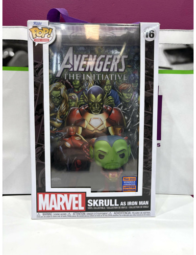 Figurine Funko! Pop - Marvel Comics n°16 - Skrull en Iron Man - Comic Cover (65611)