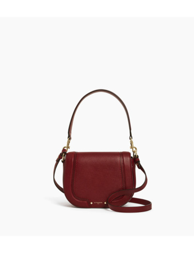 Sac bandoulière moyen modèle Ella en cuir grainé