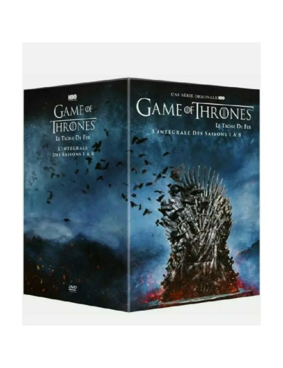 Coffret Dvd Game Of Thrones le Trône de Fer- L'intégrale des Saisons 1 à  8