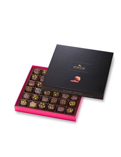 Coffret Initiation 36 chocolats noirs 360g - Collection Initiation Chocolat