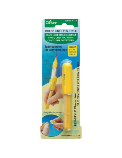 Clover – Stylo Marqueur "Chaco Liner" Coloris Jaune