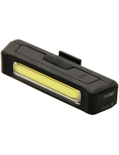 NEWTON Eclairage Velo USB Avant ou Arriere sur Cintre COB LEDs 120 lumens Noir (Fonctions Fixe, sos et Clignotant)