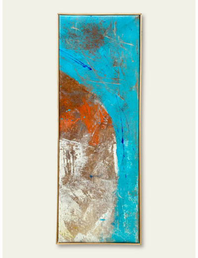 « Zone secondaire » - Acrylique sur toile - 70x25 cm