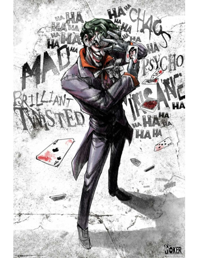 [POSTER] DC Comics Joker Asylum Maxi poster portrait