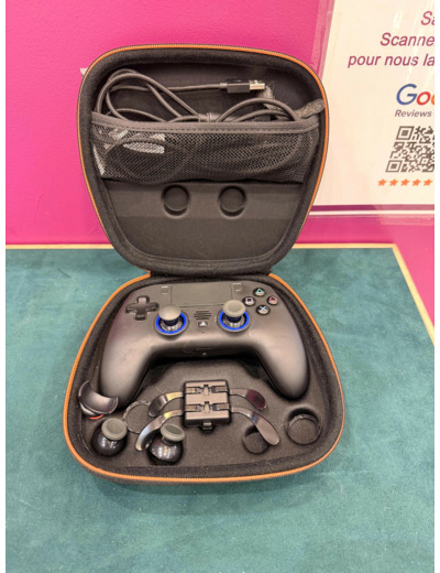 Manette PowerA Fusion Pro Sans fil Noir Bensussen Deutsch & Associates pour PC, Sony PlayStation 4