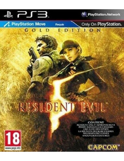 Jeu PS3 Resident Evil 5 : Gold Edition - Move Compatible
