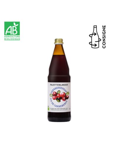 Jus Canneberge 75cl Consigne