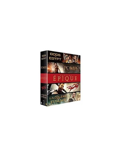 Blu-Ray Coffret épique : Pompéi + Gods of Egypt + La Colère des titans + 300 : la naissance d'un empire - Pack - Blu - ray
